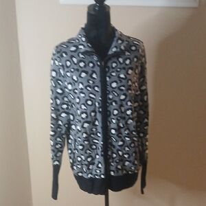 Leopard Print Cardigan Sweater